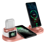 2022 Wireless Charger For IPhone14 13 Fast Charger For Phone Fast Charging Pad For Phone Watch 6 In 1 Charging Dock Station