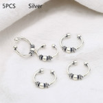 Metal Ring Braided Hair Ring Hip Hop Braid Buckle Hair Accessories