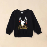 European And American Christmas Family Fashion Leisure Elk Letter Printing