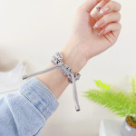 Nylon Watchband Metal Chain Creative Weaving