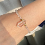 Hexagonal Post Elastic Rope Bracelet