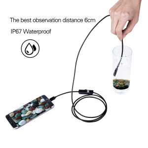 8.0MM 5.5 MM Waterproof Endoscope Camera 6 LEDs Adjustable USB Android Flexible Inspection Borescope Cameras For Phone PC