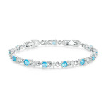 New Copper Plated Platinum Zircon Bracelet Is Popular And Adjustable