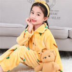 New Children's Thickened Flannel Pajamas