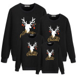 European And American Christmas Family Fashion Leisure Elk Letter Printing