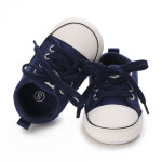 Rubber Sole Non-slip Male And Female Baby Lacing Casual Sports Toddler Shoes