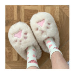 Soft Cat Paw Warm Cotton Slippers