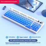 98 Key Wireless Bluetooth Three-model Mechanical Keyboard Gaming Electronic Sports Office