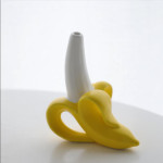 Real Ceramic Banana Vase Hydroponic Flower Arrangement