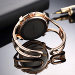 New Fashion Ladies Watch Bracelets Foreign Trade Trend Water Diamond British Watch Steel Band Bracelet Watch Wholesale