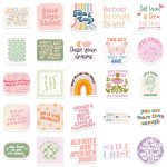 Motivational Statement Stickers Decorated