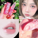 Moisturizing Color Temperature Lipstick Cute Girl Doodle Lip