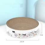 Round Corrugated Cat Grab Board Simple Bowl Shape