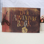 Adventure Photo Album Diy Vintage Kraft Paper Scrapbook Tether Loose-leaf Photo Album Album