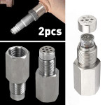 2Pcs Car Oxygen O2 02 Sensor Spacer Catalytic Converter Fix Check Engine Adapter