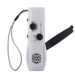 Hand-cranked Multifunctional Flashlight Radio Emergency Mobile Phone Charging Function