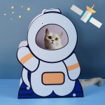 Astronaut Corrugated Cat Nest Large Grab Board