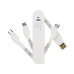 Folding 3-in-1 Data Cable A Drag Three Mobile Phone Charging Cable