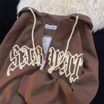 Autumn And Winter Trends And Casual Ins Hong Kong Wind Couples High Street Loose Hooded Jacket