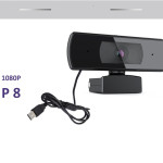 4K HD AF Autofocus USB Computer Camera Built-In Microphone With Privacy Cover