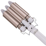 Water ripple three-tube curling iron