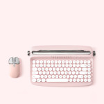 Retro Ipad Bluetooth Keyboard Mouse Set Cute Office