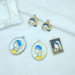 Cartoon Series Alloy Headwear Pendant Keychain Accessories