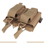 Dual Egg Tactical Dual Accessory Bag Multi-functional Military Fan Waist Bag