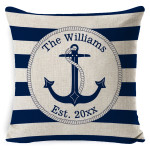 Sofa Living Room Ocean Pattern Pillow