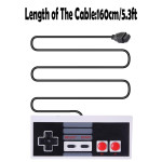 2 X Wired Controller For NES-004 Original Nintendo NES Vintage Console Gamepad