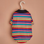 Striped POLO Shirt Inset Pet Clothes