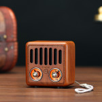 Walnut Solid Wood Retro Bluetooth Speaker