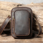 Vintage Cowhide Men's One-shoulder Messenger Bag