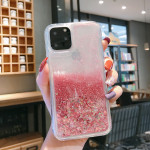 Glitter Material Quicksand Mobile Phone Case Love Liquid Protective Cover