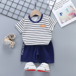 Summer Cotton Children's Short-sleeved Shorts Suit