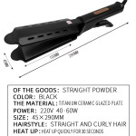 Four-gear Ceramic Tourmaline Ionic Flat Iron Hair Straightener For Women Professional Hair Straightener