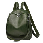 Women's Fashionable High-capacity PU Backpack