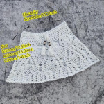 Hand-crocheted Bikini Top Mini Skirt