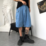 Vintage Work Clothes Denim Shorts