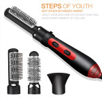 Hair Dryer Machine 3 In 1 Multifunction Hair Styling Tools Hairdryer Pro Hair Curler Straightener Dryer Comb Brush