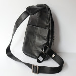 Men's Sports Cross-body Bag Top Layer Cowhide Business Backpack