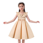 New Girls' Sequin Dress With Small Flying Sleeves