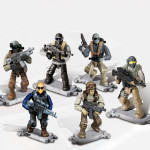 Assembling Joint Movable Soldier Puzzle Military Model Building Blocks Small Doll Foreign Trade Toys