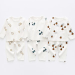 Newborn Split Clothes Pure Cotton Baby Pajamas