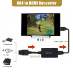 N64 To HDMI Converter HD Cable For N64 GameCube SNES