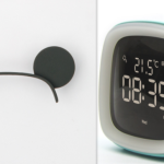 Rechargeable Alarm Clock Night Light Digital Electronic Clock With Temperature Display For Children Desk Clock