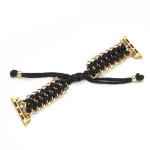 Nylon Watchband Metal Chain Creative Weaving