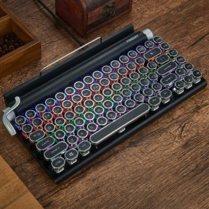 Dot retro typewriter mechanical keyboard