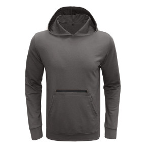 Men's Top Solid Color Long Sleeved Casual Sports Hoodie