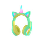 Glowing Bluetooth Headset Cat Ear Children's Headphones Crown Headset